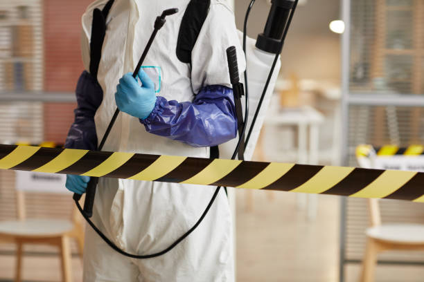 Professional Sewage Cleanup technician working in Byron, NE
